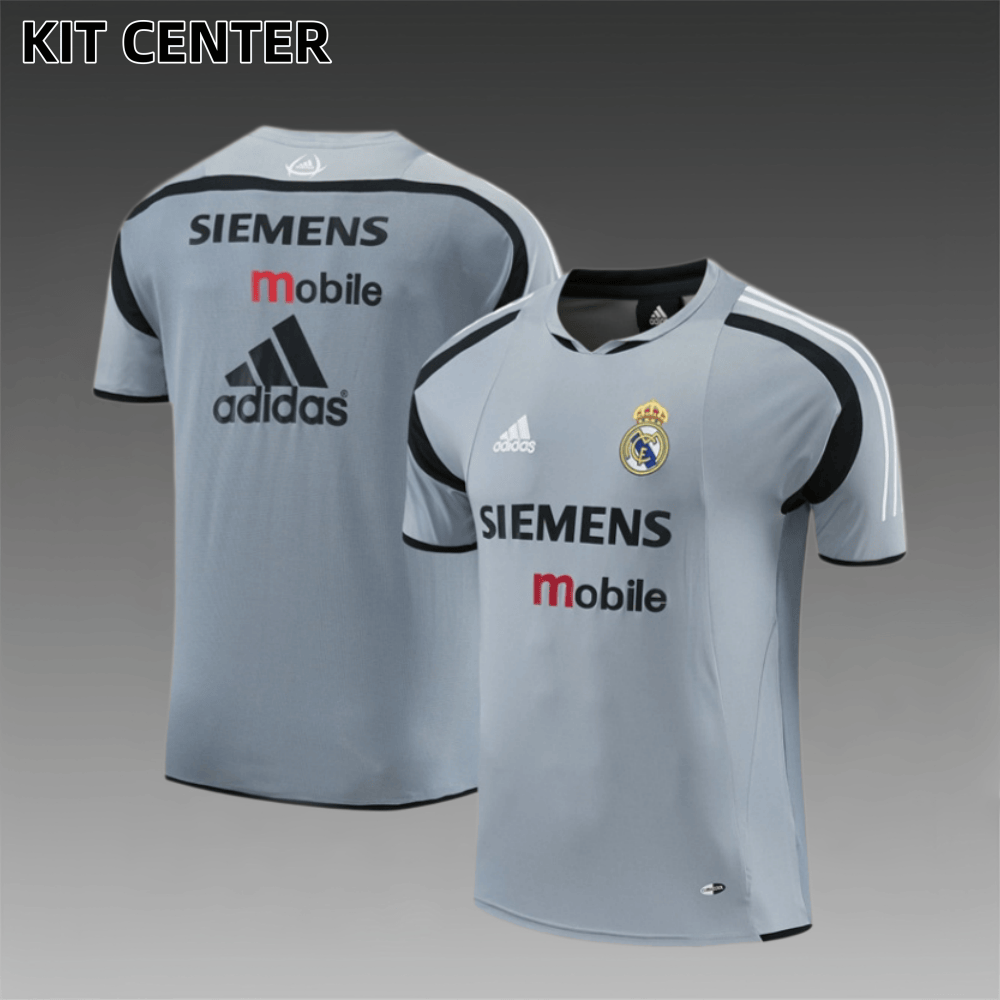 04/05 Real Madrid Retro Training Uniform short sleeves- Sleeve Football Shirt