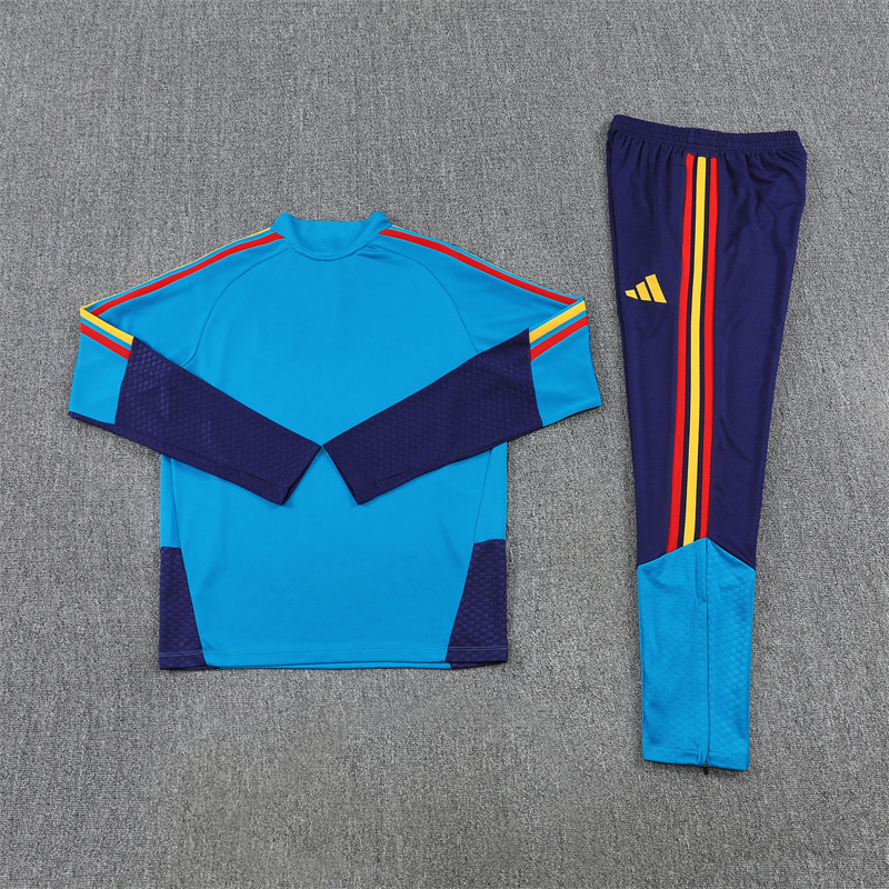 26/27 Spain Hu Lanse Half Zip Training Kit (Adult Kids Kit)