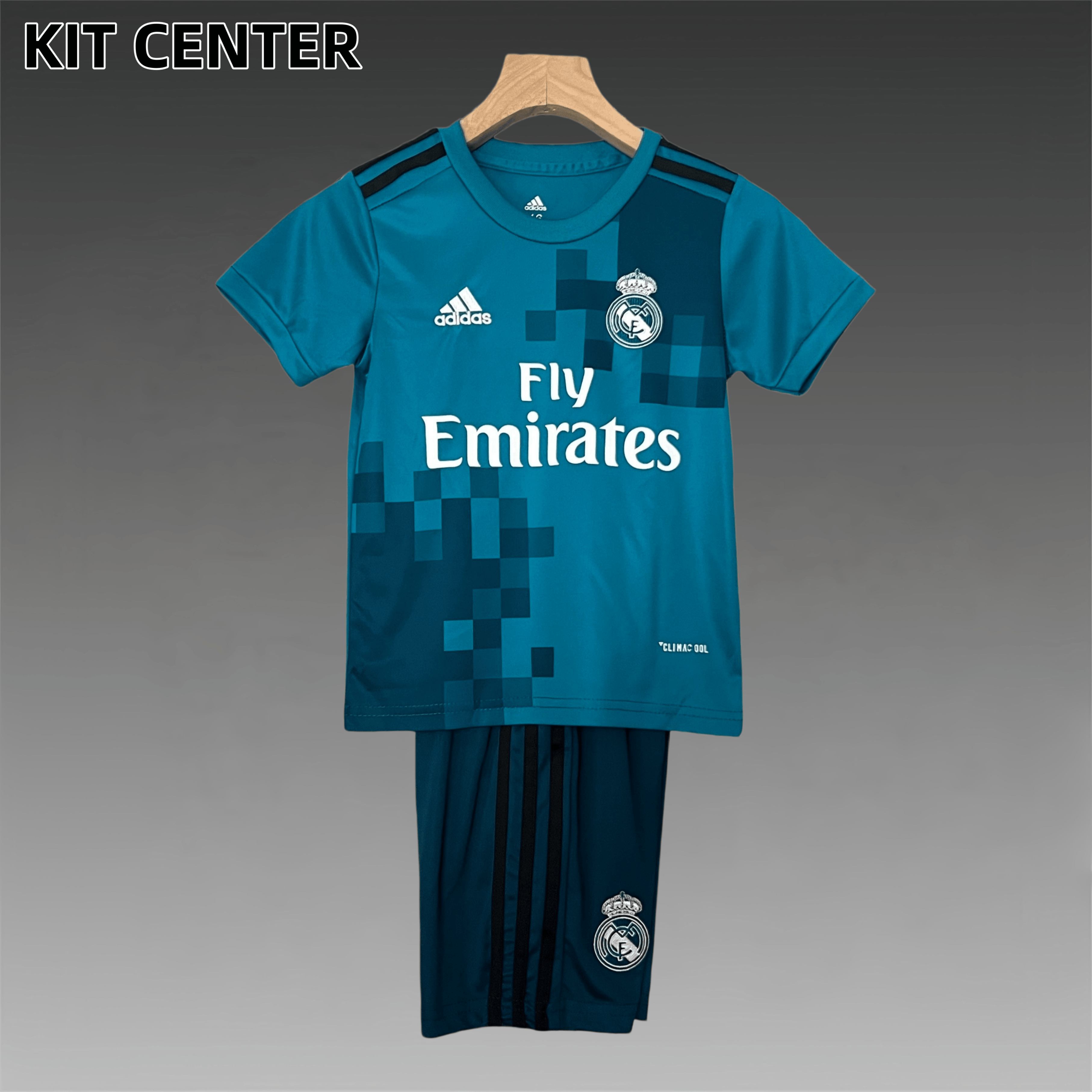 2017/2018 Real Madrid Third Away Retro Kids Set