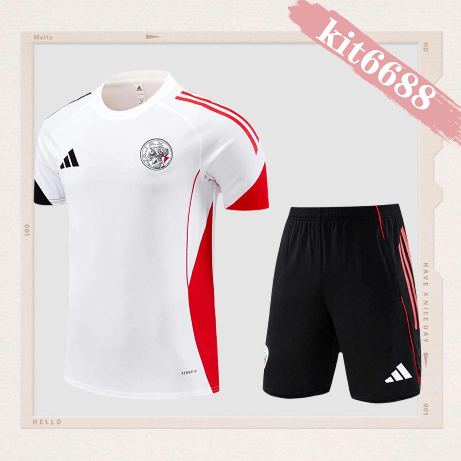 2025/2026 Ajax Kids Short-Sleeve Training Kits (Kids kit)