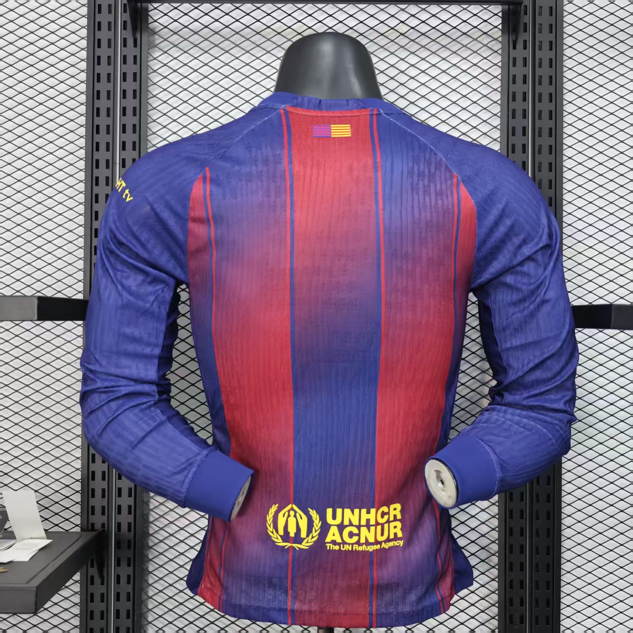 2025/2026 Barcelona Home Long Sleeve Football Jersey（Player）