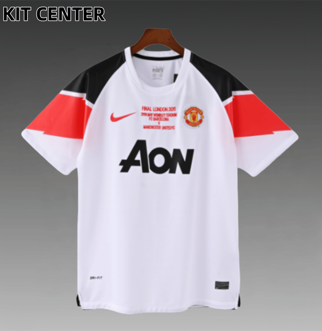 10/11  Manchester United  Away Retro football  soccer  jersey