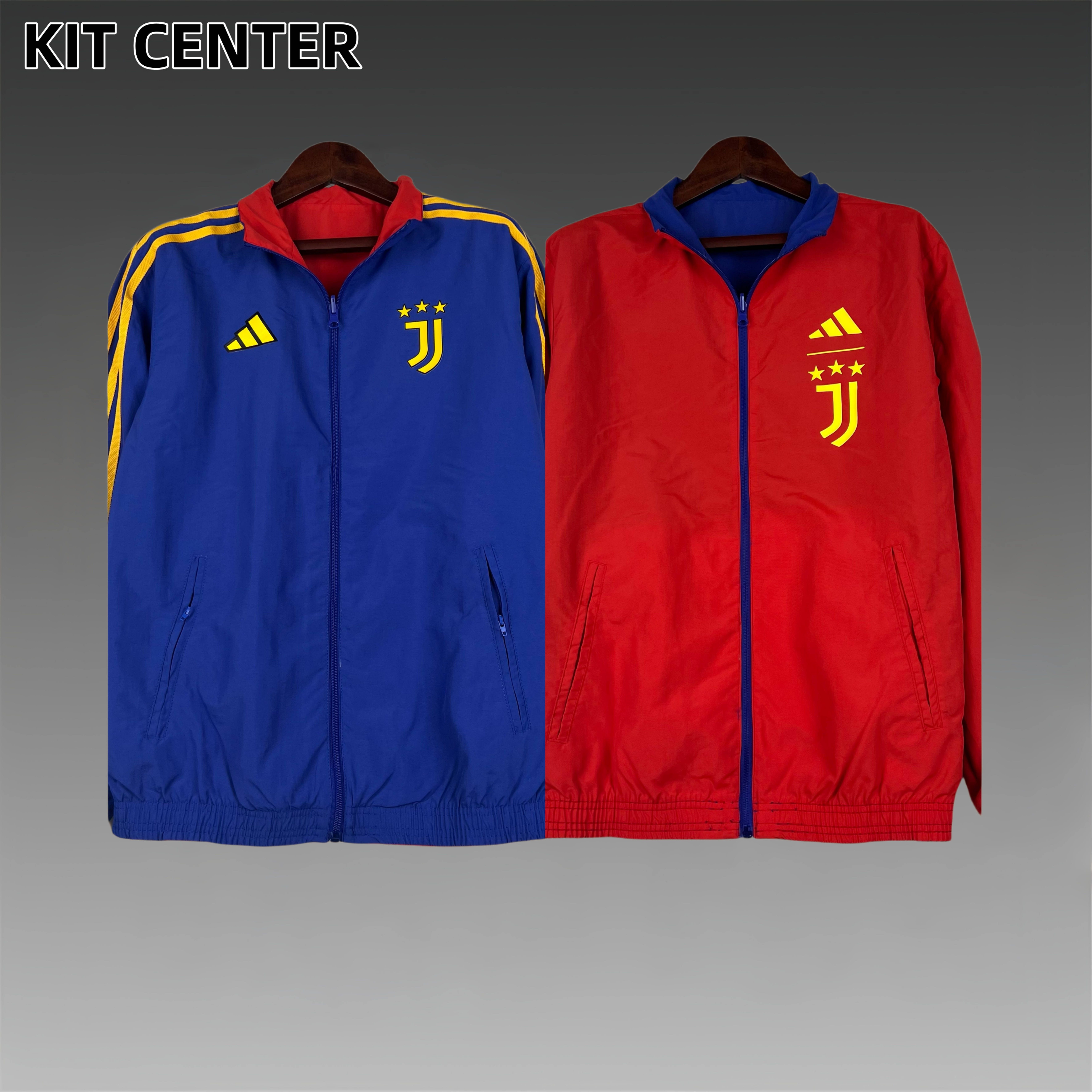 2025/2026 Juventus double-sided Embroidered Football Windbreaker