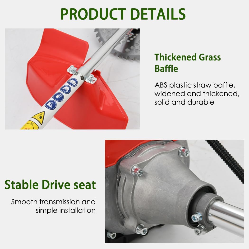 52cc Petrol Pole Chainsaw Brush Cutter