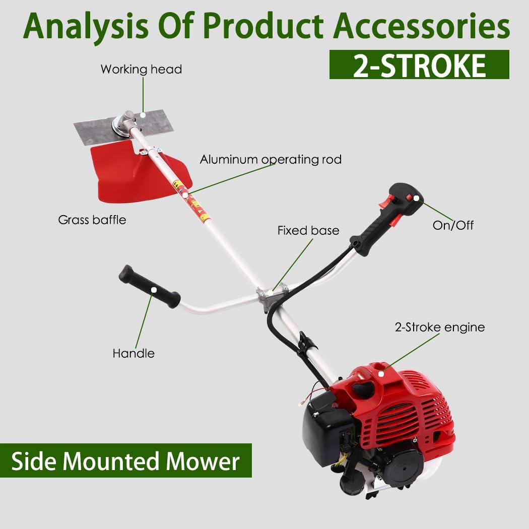 52cc Petrol Pole Chainsaw Brush Cutter
