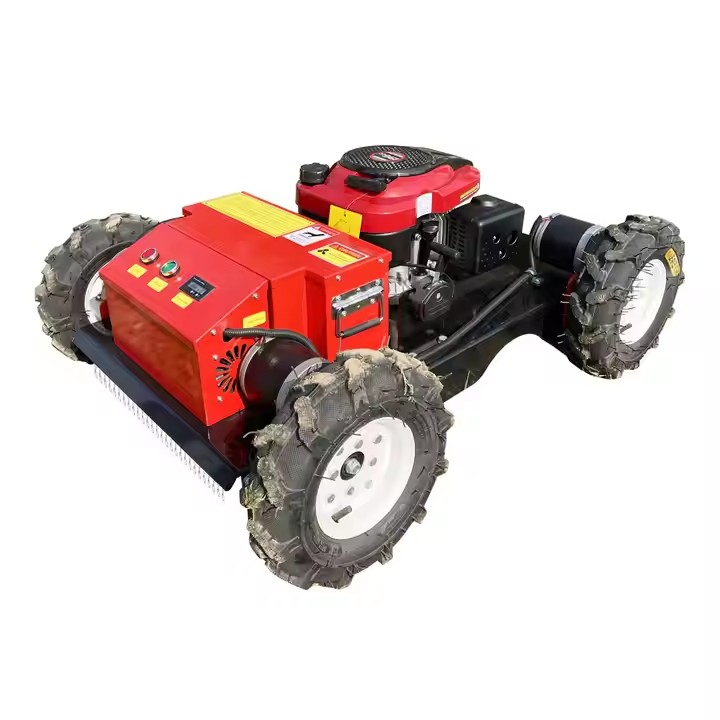 HT-550D Four Wheel Drive Remote Control Lawn Mowe
