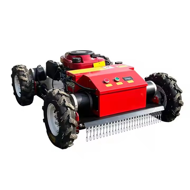 HT-550D Four Wheel Drive Remote Control Lawn Mowe