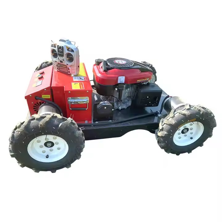 HT-550D Four Wheel Drive Remote Control Lawn Mowe