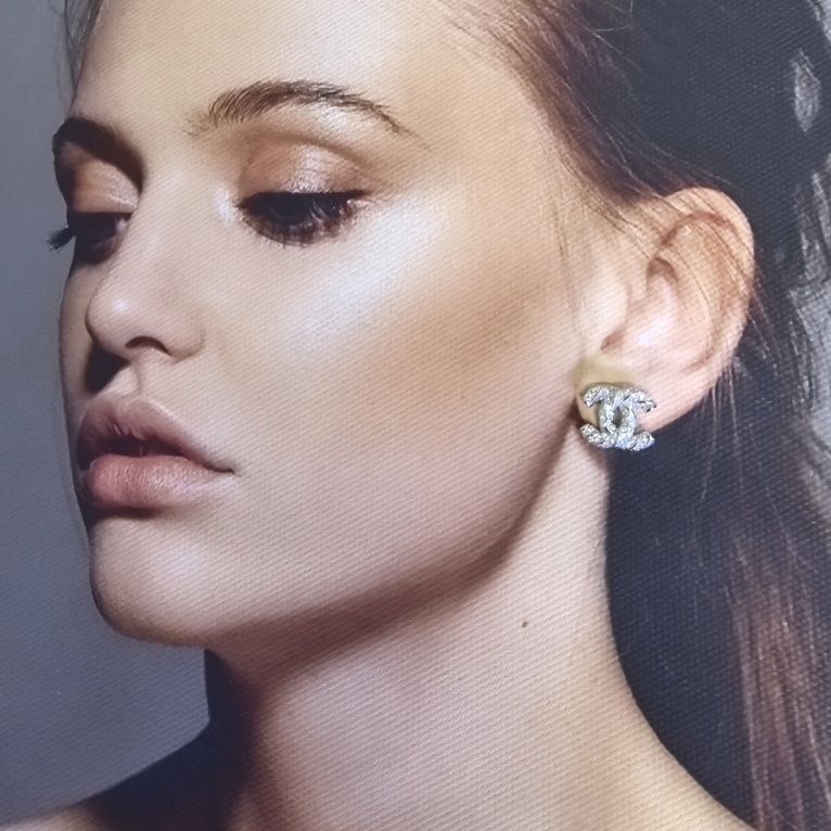 Earring jewelry,1.2*1.4cm,no box, JC25 022 023 - qinlai888