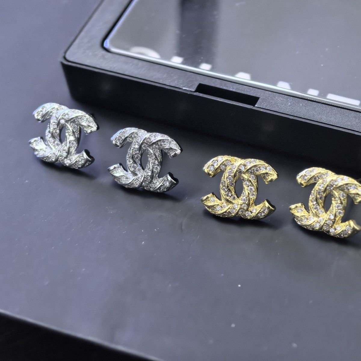 Earring jewelry,1.2*1.4cm,no box, JC25 022 023 - qinlai888