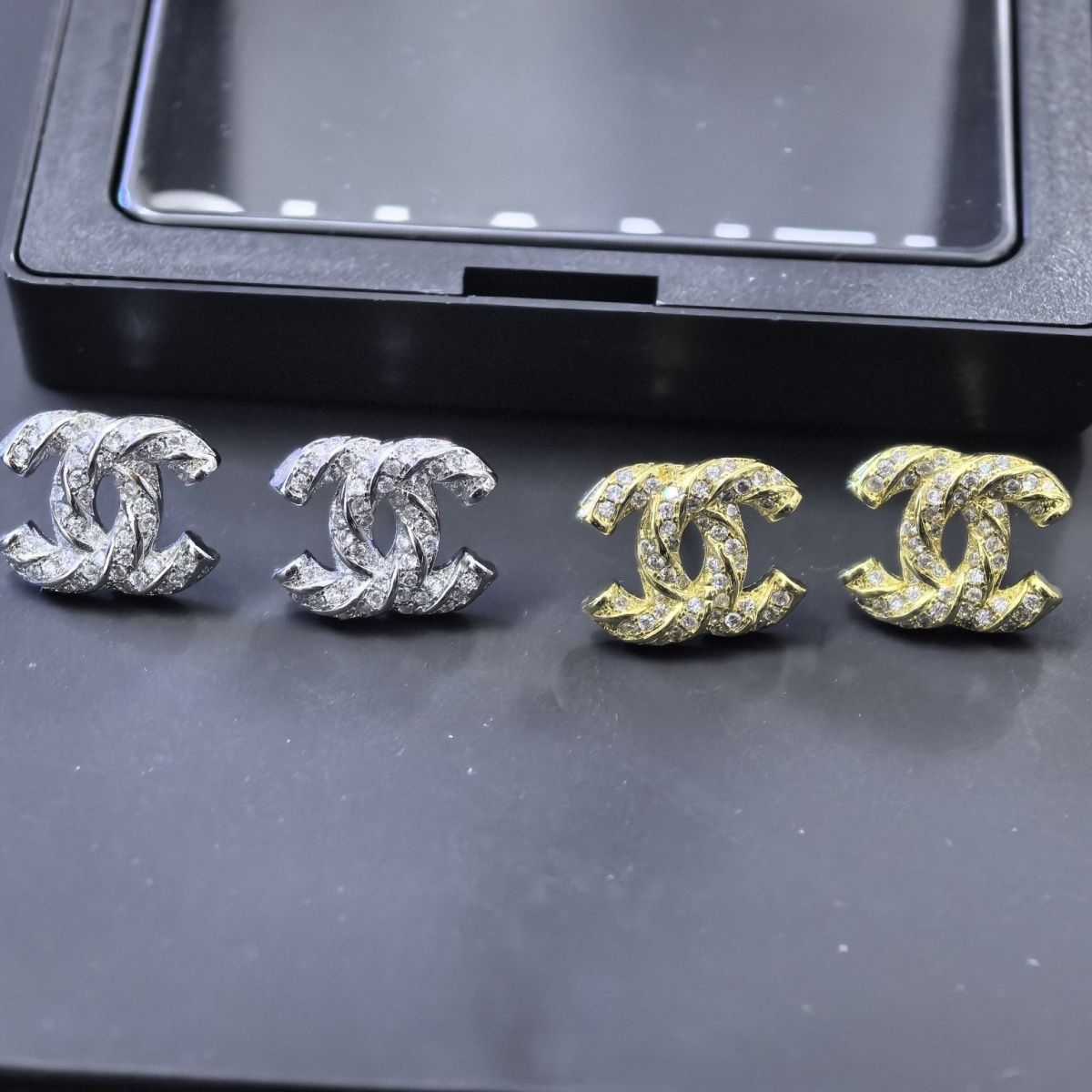 Earring jewelry,1.2*1.4cm,no box, JC25 022 023 - qinlai888