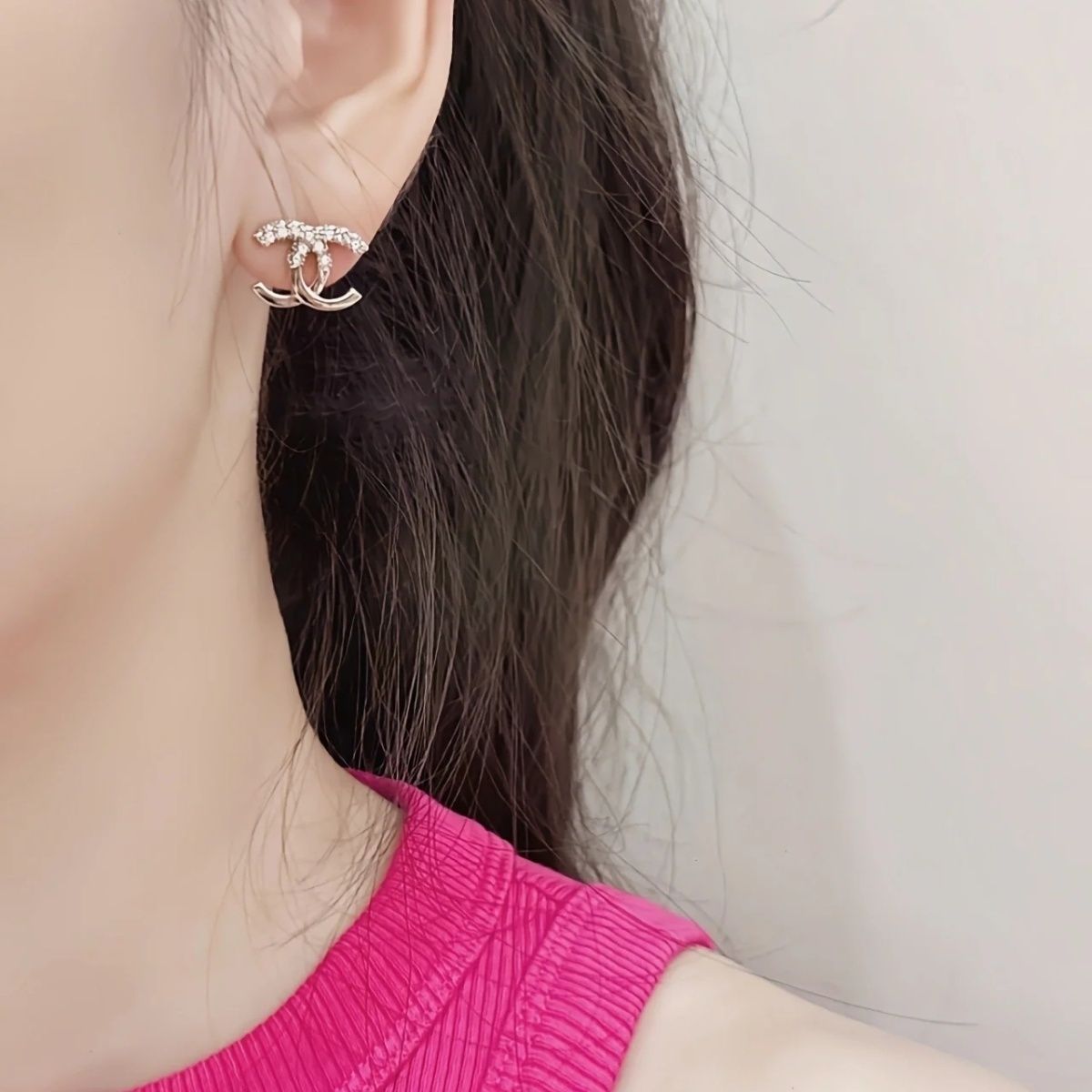 Earring jewelry,no box, 1.4cm*1.7cm,JC20 030 031 - qinlai888