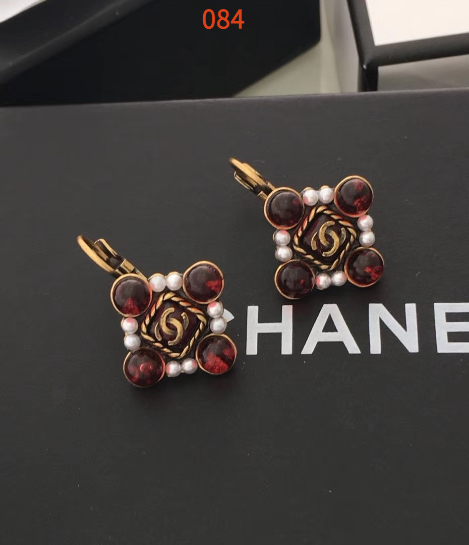 Earring jewelry, no box, JC19 084 085 - qinlai888