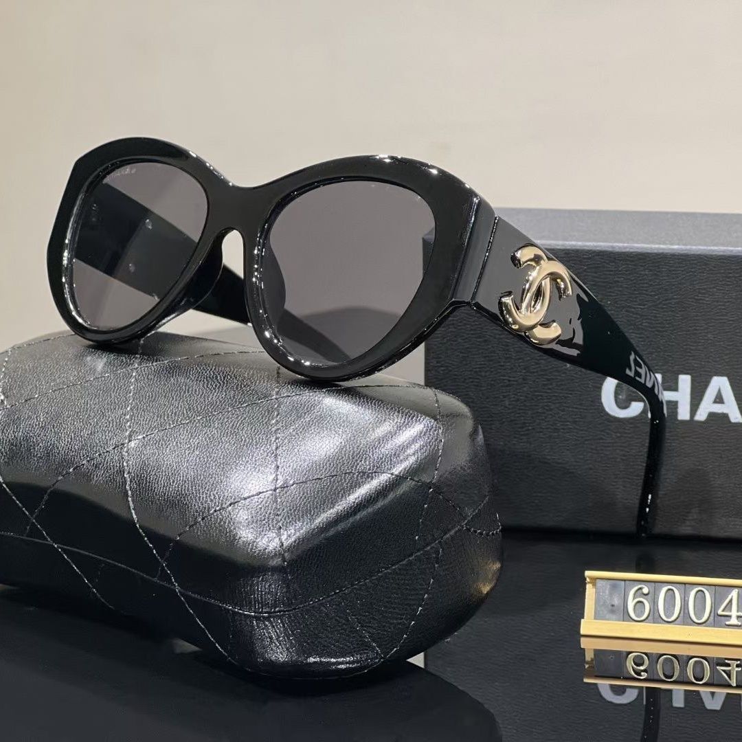 Sunglasses with the Box,SC25-6004 001 002 003 004 005 - qinlai888