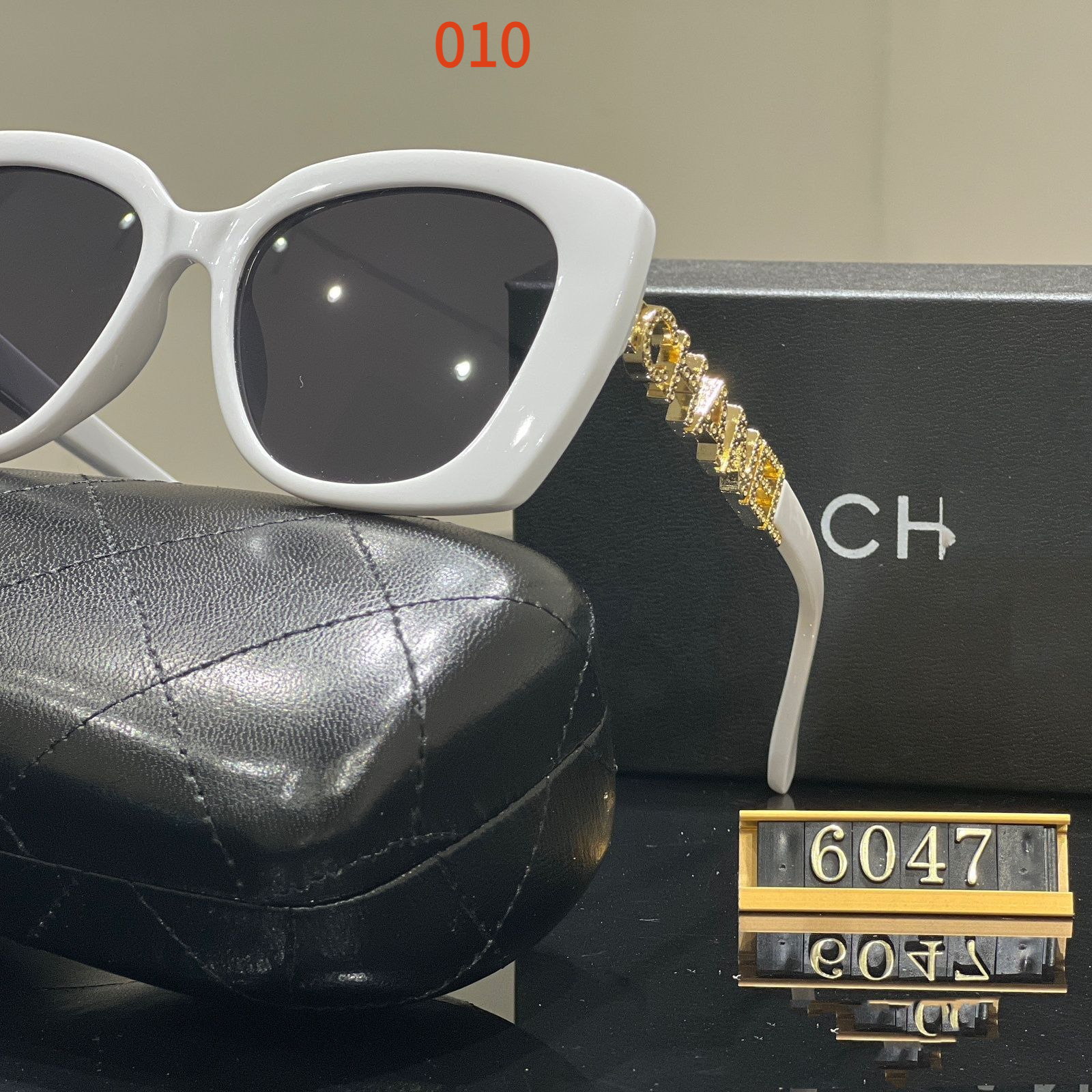 Sunglasses with the Box, SC26-6047 006 007 008 009 010 - qinlai888