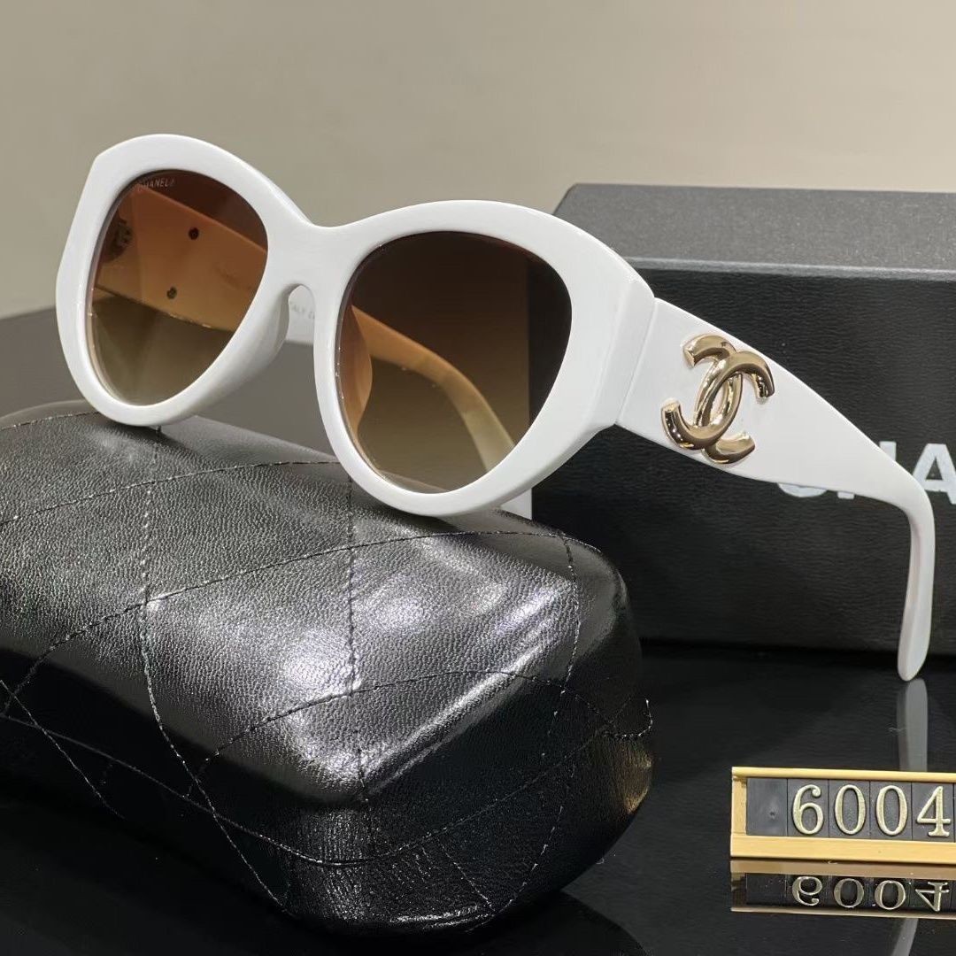 Sunglasses with the Box,SC25-6004 001 002 003 004 005 - qinlai888