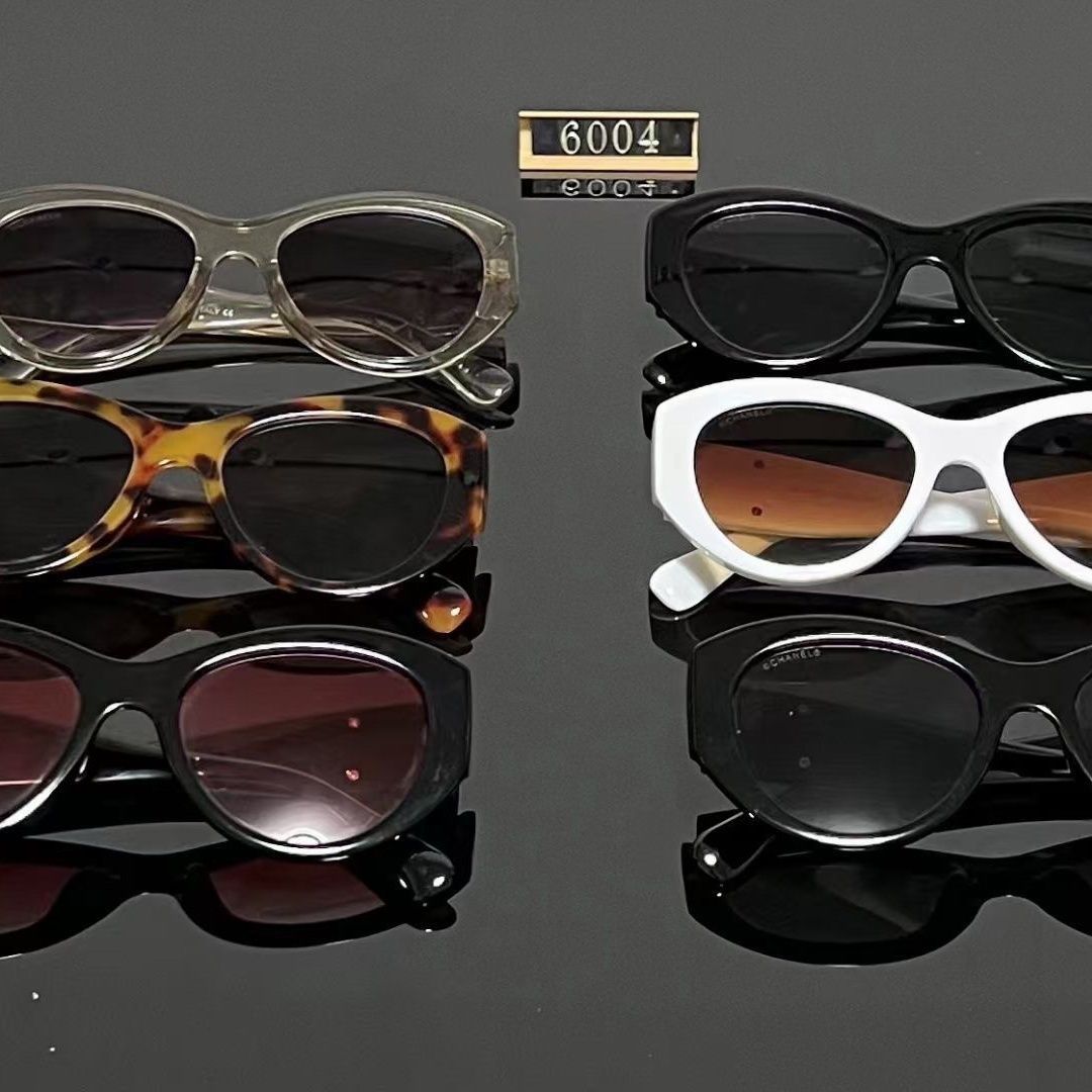 Sunglasses with the Box,SC25-6004 001 002 003 004 005 - qinlai888