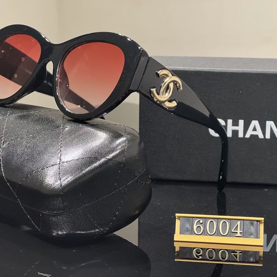 Sunglasses with the Box,SC25-6004 001 002 003 004 005 - qinlai888