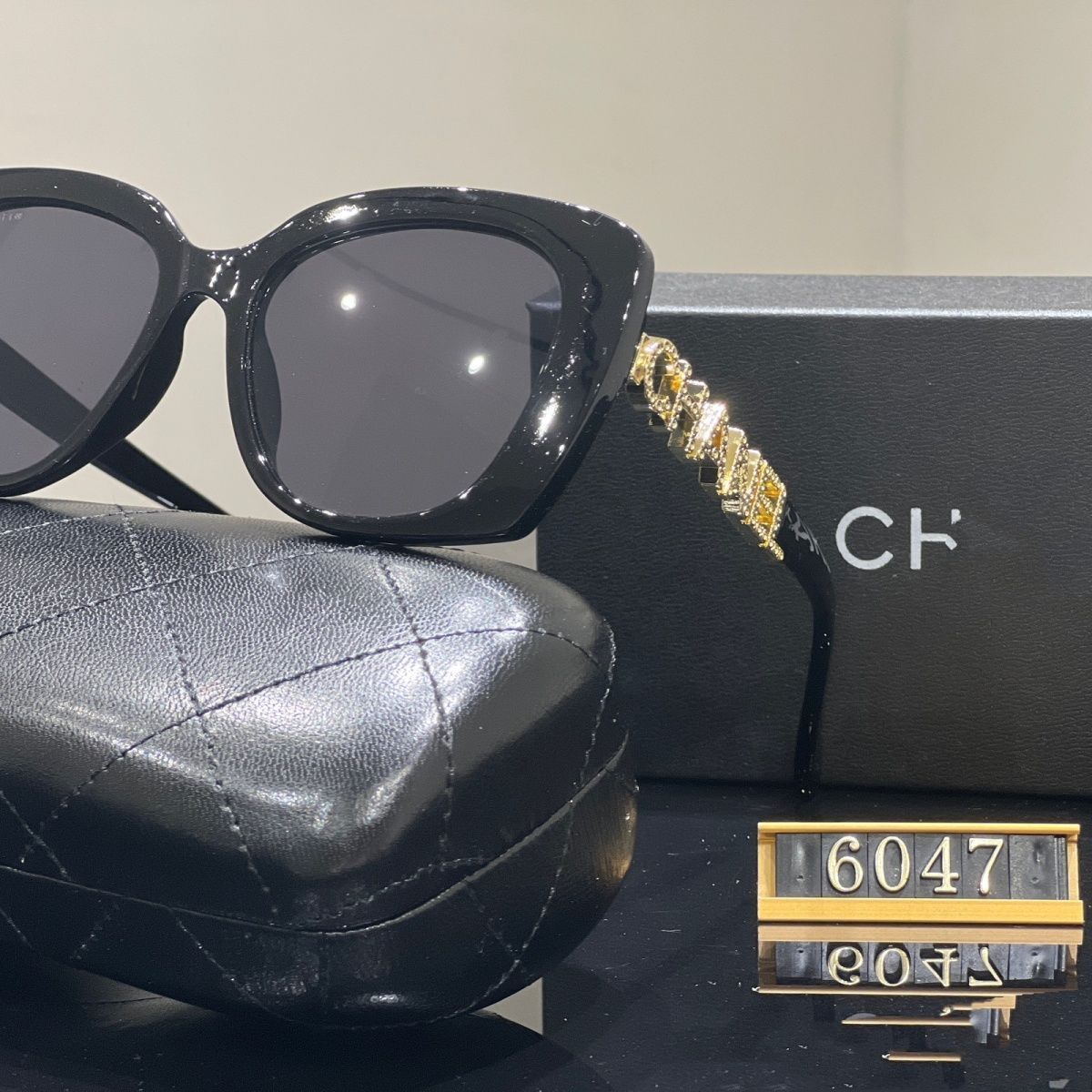 Sunglasses with the Box, SC26-6047 006 007 008 009 010 - qinlai888