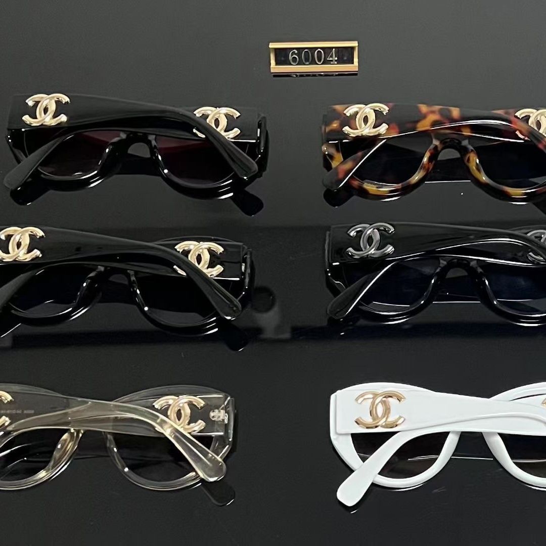 Sunglasses with the Box,SC25-6004 001 002 003 004 005 - qinlai888