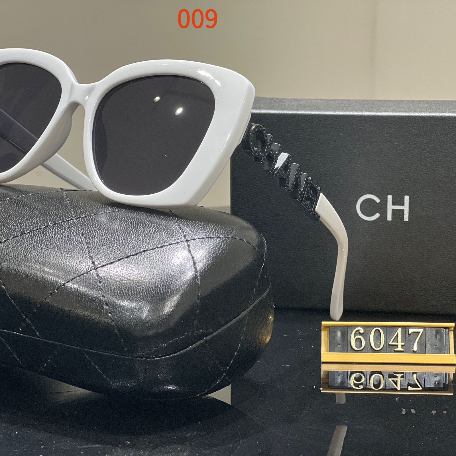 Sunglasses with the Box, SC26-6047 006 007 008 009 010 - qinlai888