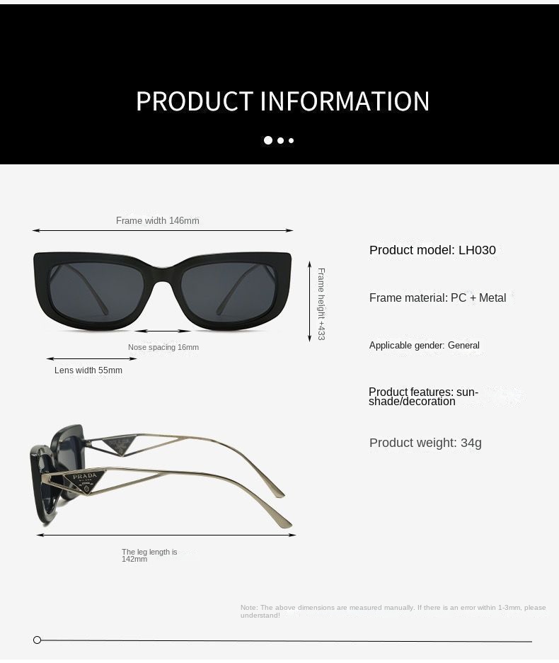 Sunglasses with the Box, SP25 011 012 013 - qinlai888