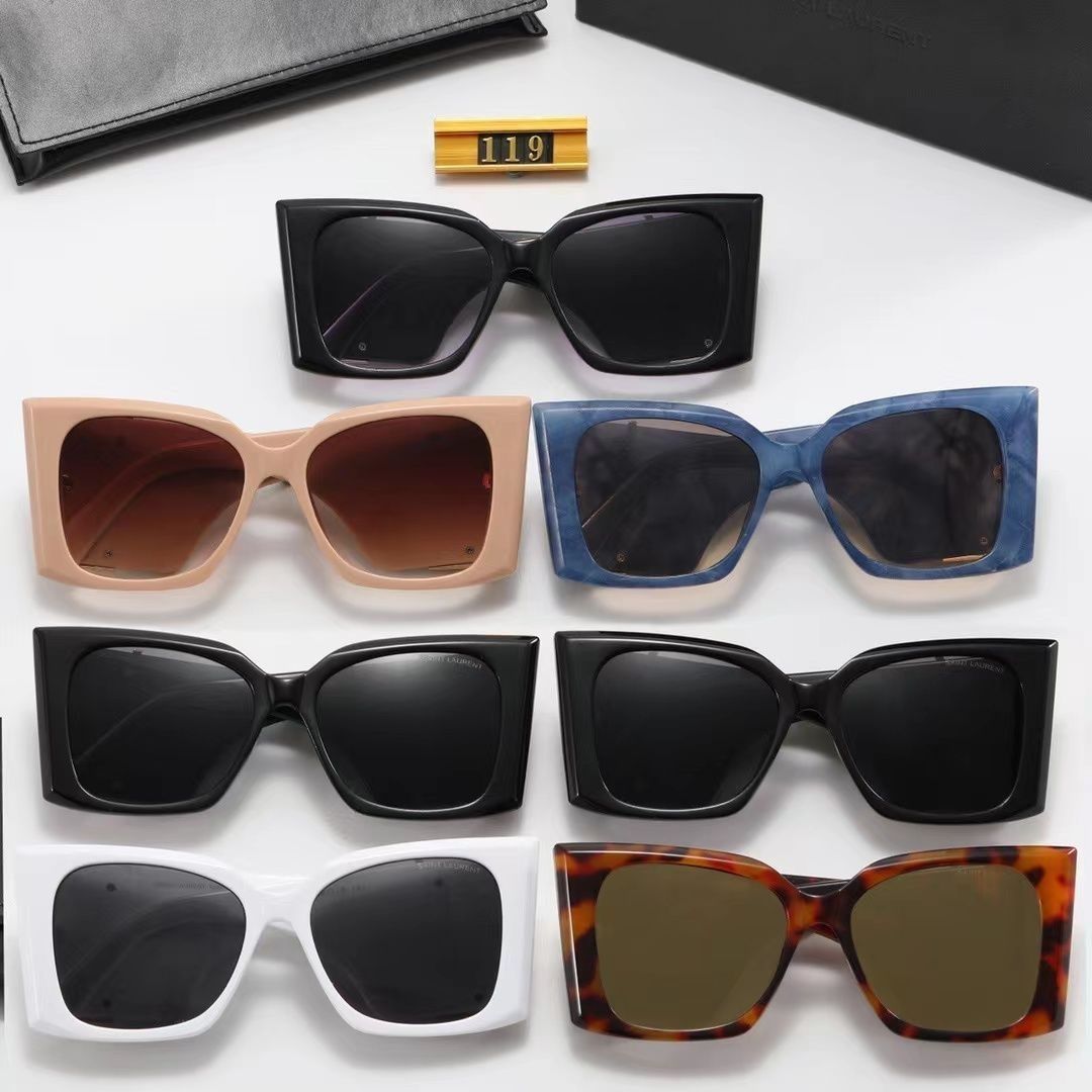 Sunglasses with the Box, SY22-119 038 039 040 041 042 043 - qinlai888