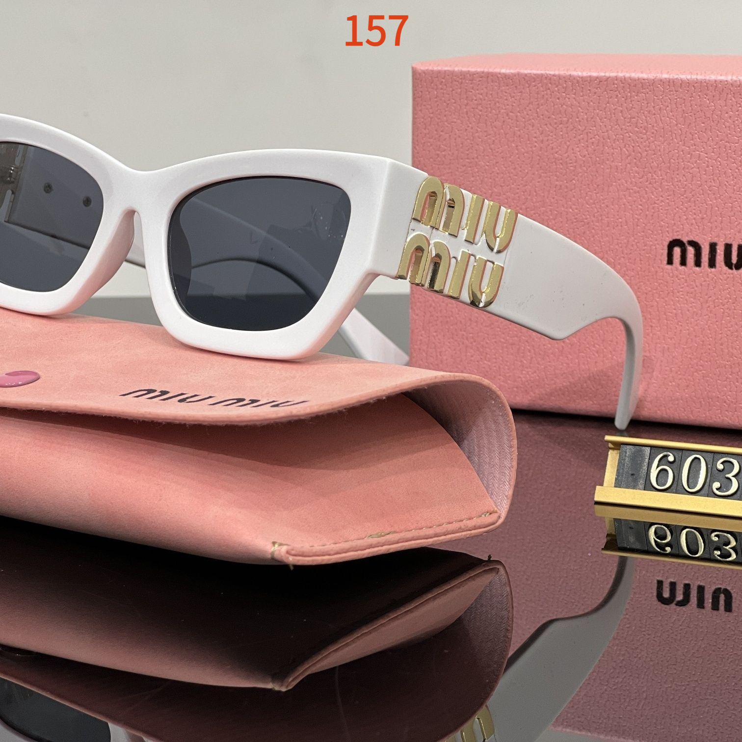Sunglasses with the Box, SM24-6037 156 157 158 159 - qinlai888