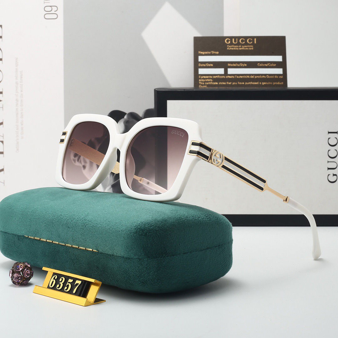 Sunglasses with the Box, SG27-6357 090 091 092 093 094 - qinlai888