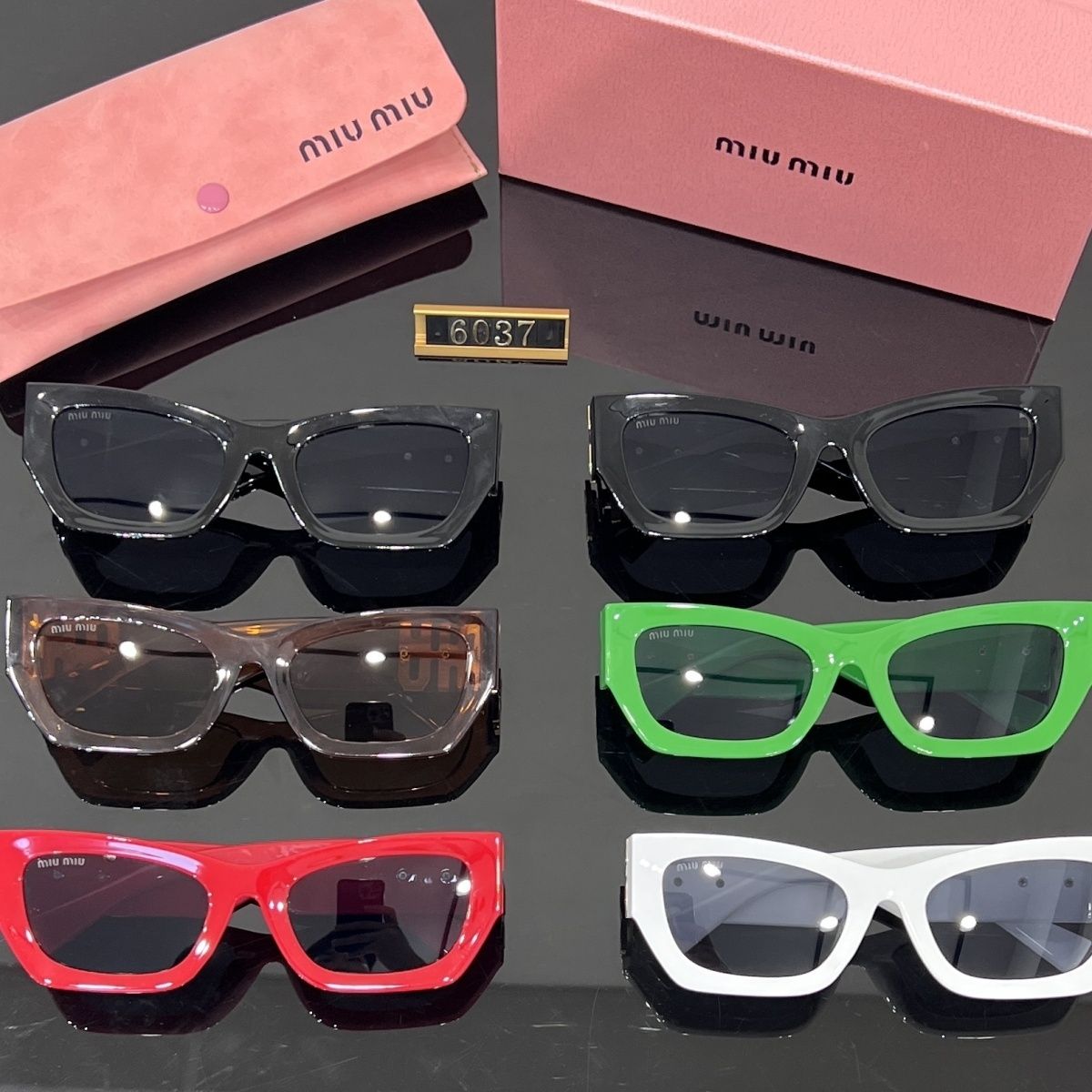 Sunglasses with the Box, SM24-6037 156 157 158 159 - qinlai888