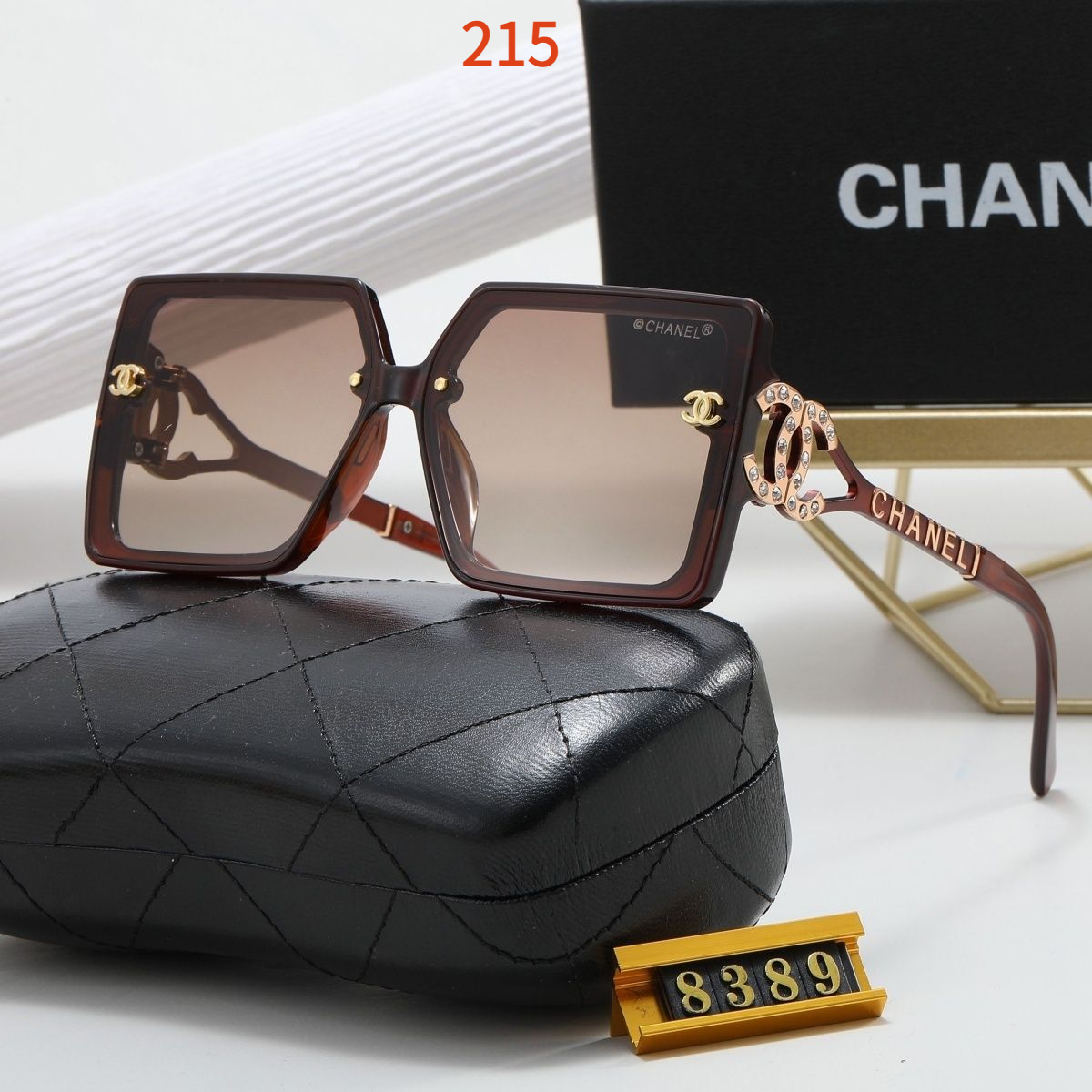 Sunglasses with the Box, SC24-8389 212 213 214 215 216 - qinlai888
