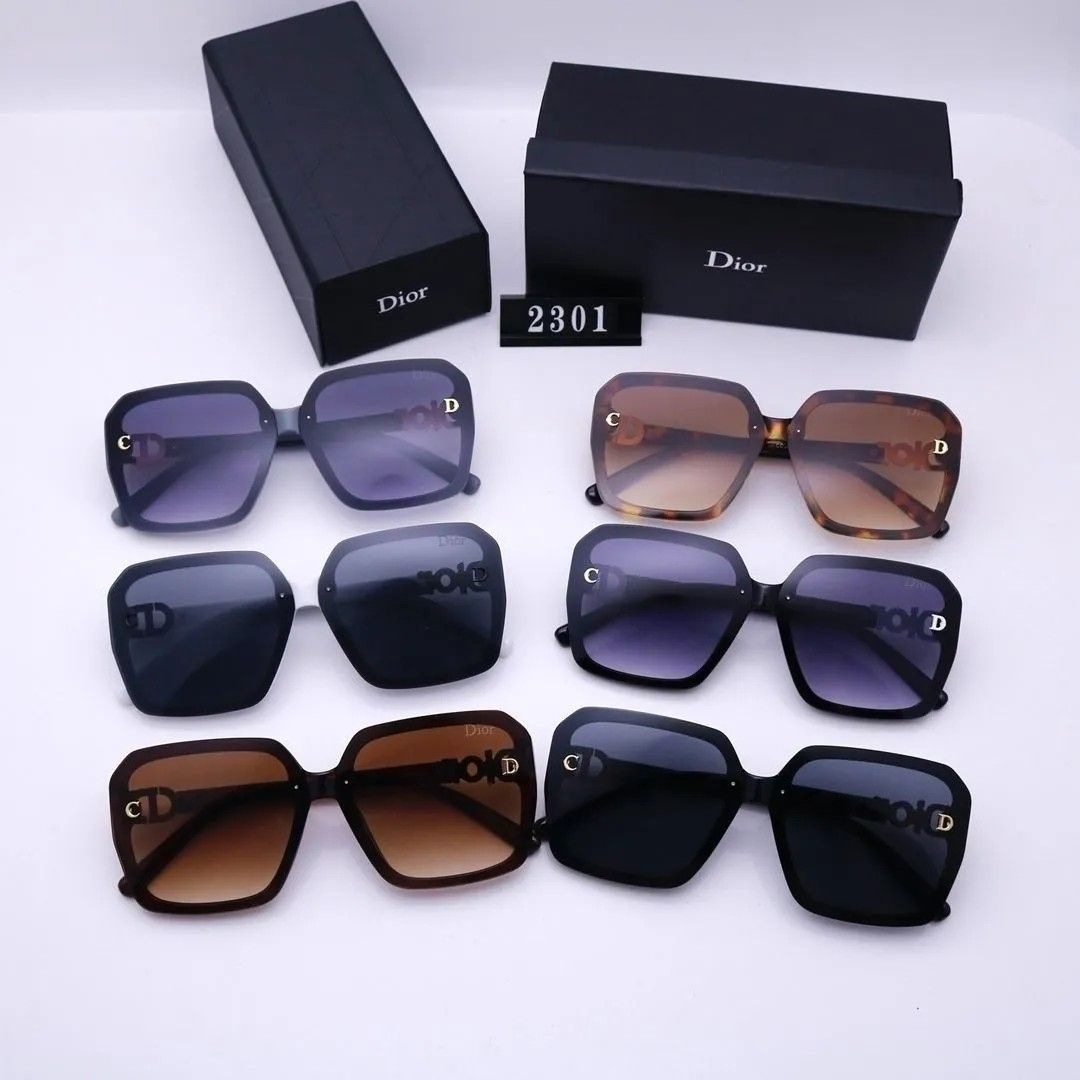 Sunglasses with the Box, SD24-2301 203 204 205 206 207 - qinlai888