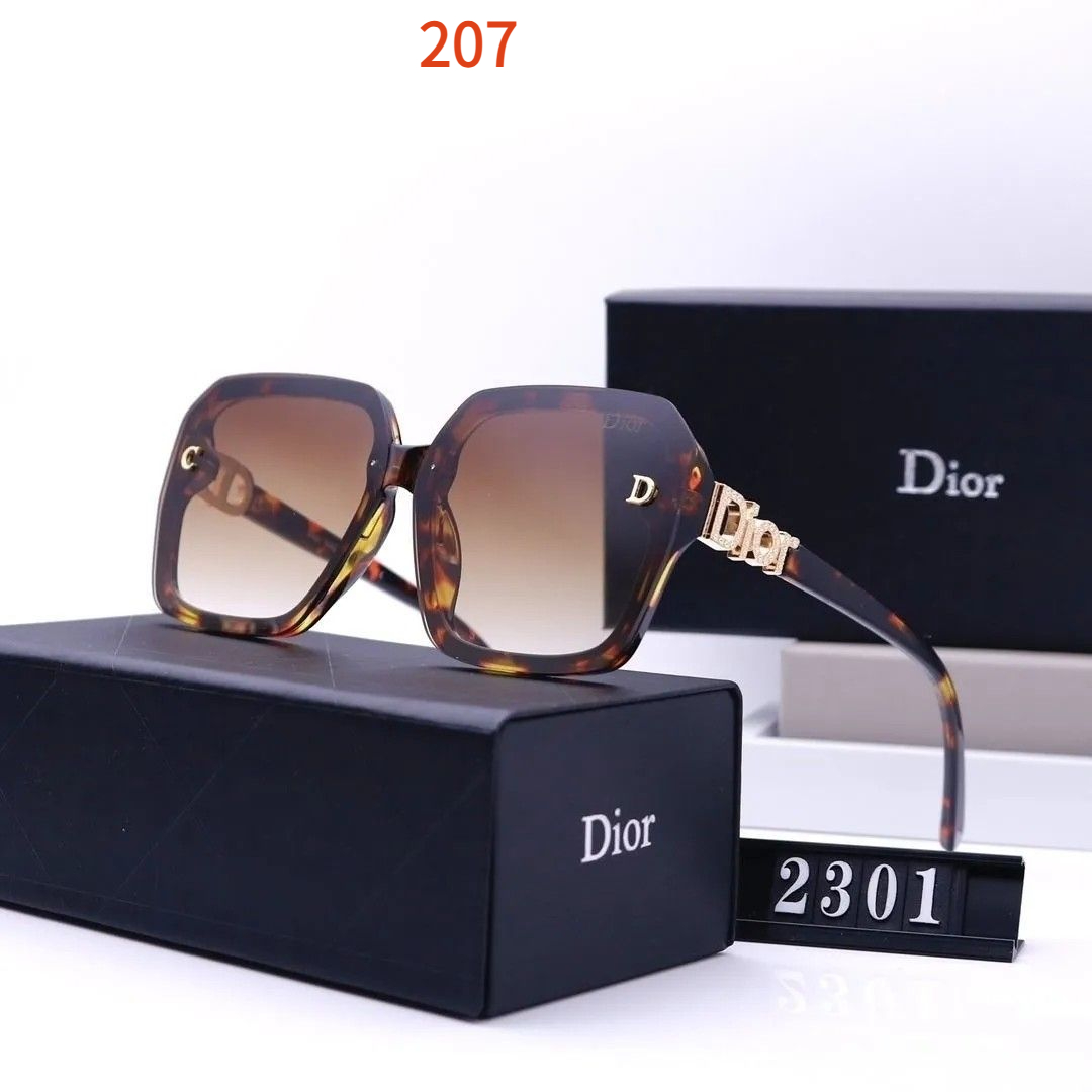 Sunglasses with the Box, SD24-2301 203 204 205 206 207 - qinlai888