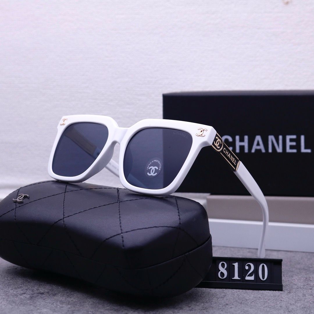 Sunglasses with the Box, SC25-8120 302 303 304 305 306 307 308 - qinlai888