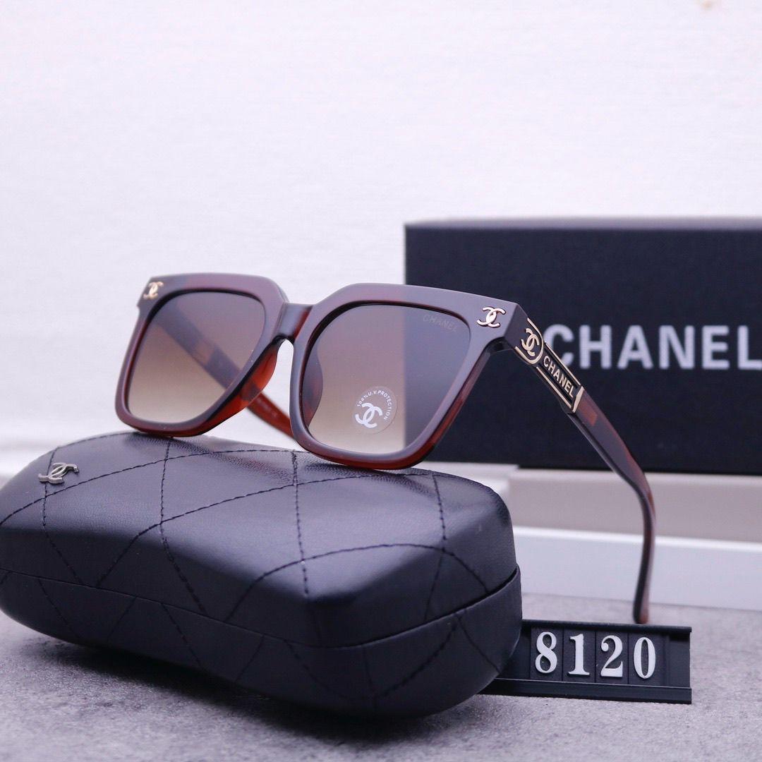 Sunglasses with the Box, SC25-8120 302 303 304 305 306 307 308 - qinlai888