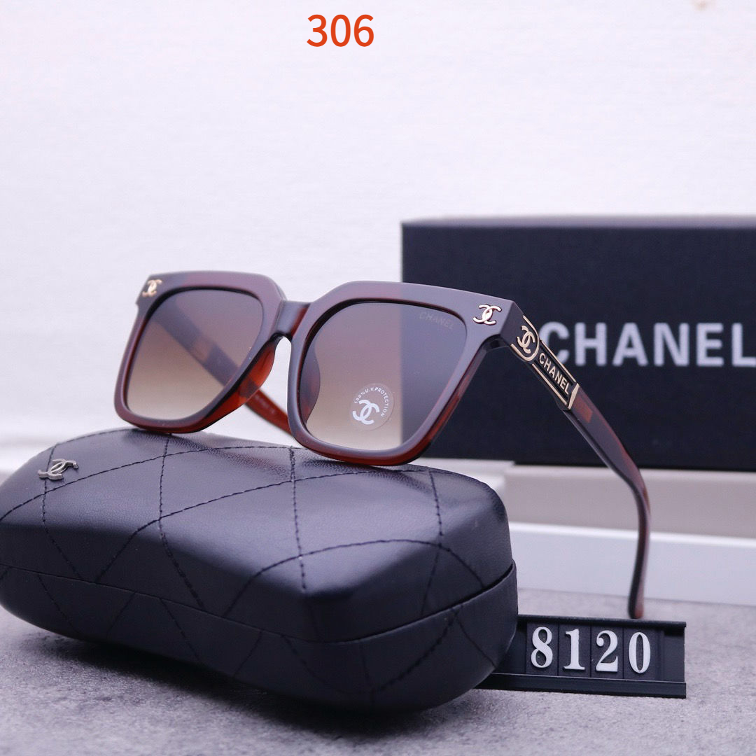 Sunglasses with the Box, SC25-8120 302 303 304 305 306 307 308 - qinlai888