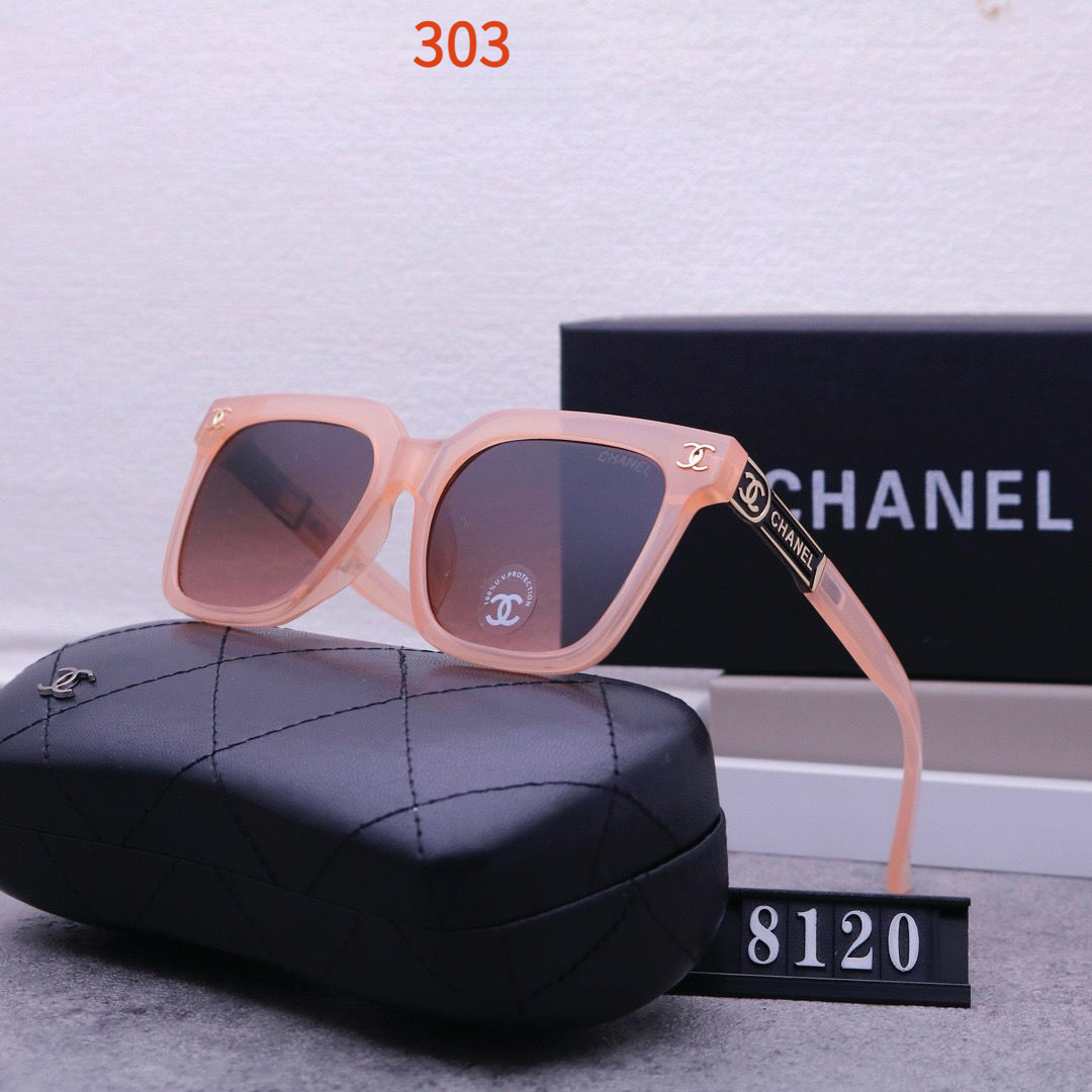 Sunglasses with the Box, SC25-8120 302 303 304 305 306 307 308 - qinlai888