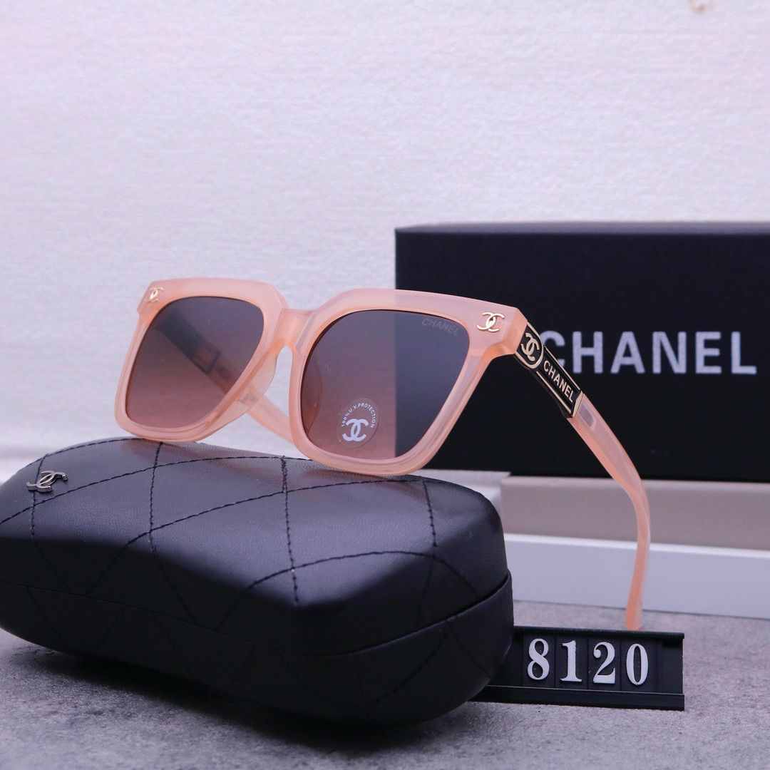 Sunglasses with the Box, SC25-8120 302 303 304 305 306 307 308 - qinlai888