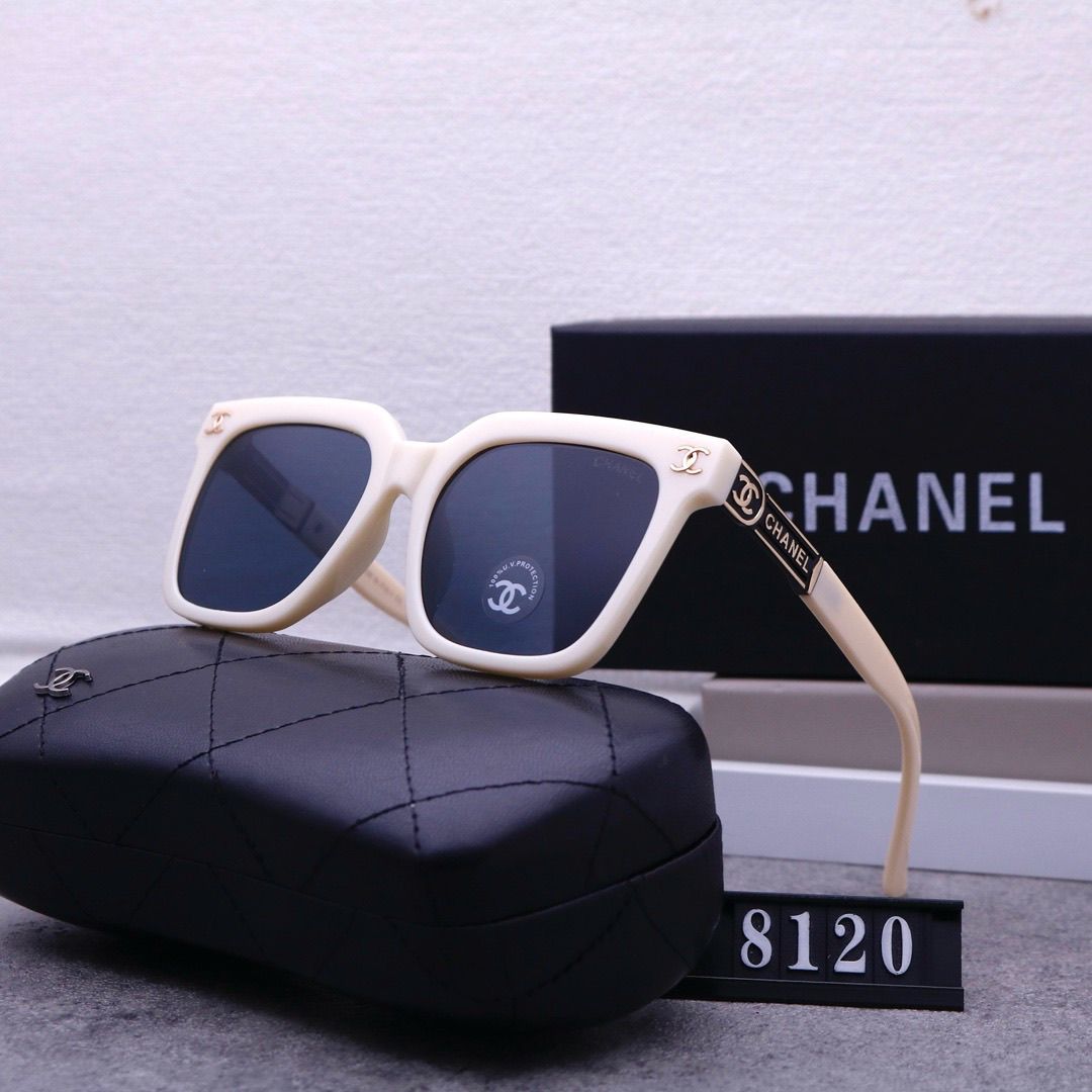 Sunglasses with the Box, SC25-8120 302 303 304 305 306 307 308 - qinlai888