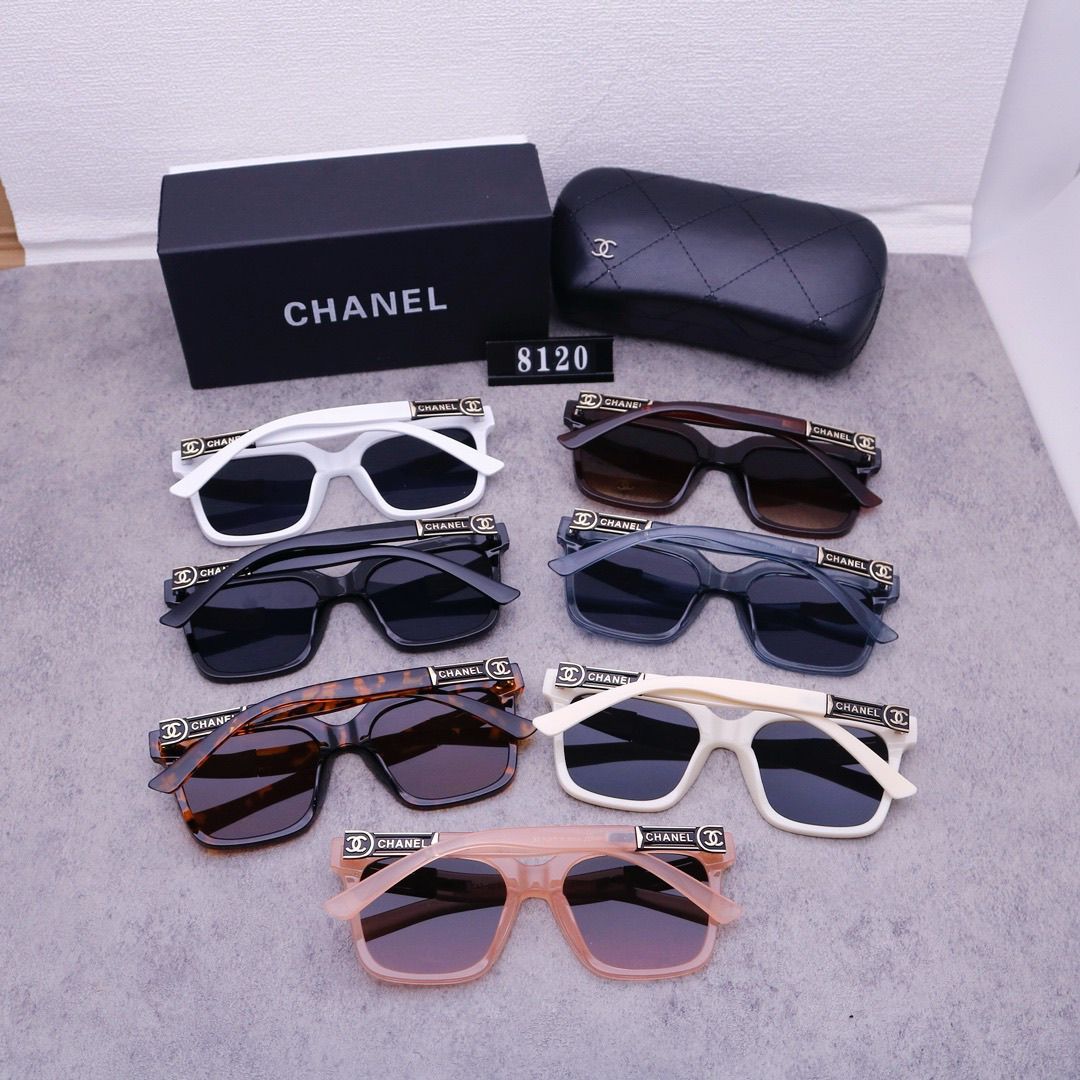 Sunglasses with the Box, SC25-8120 302 303 304 305 306 307 308 - qinlai888