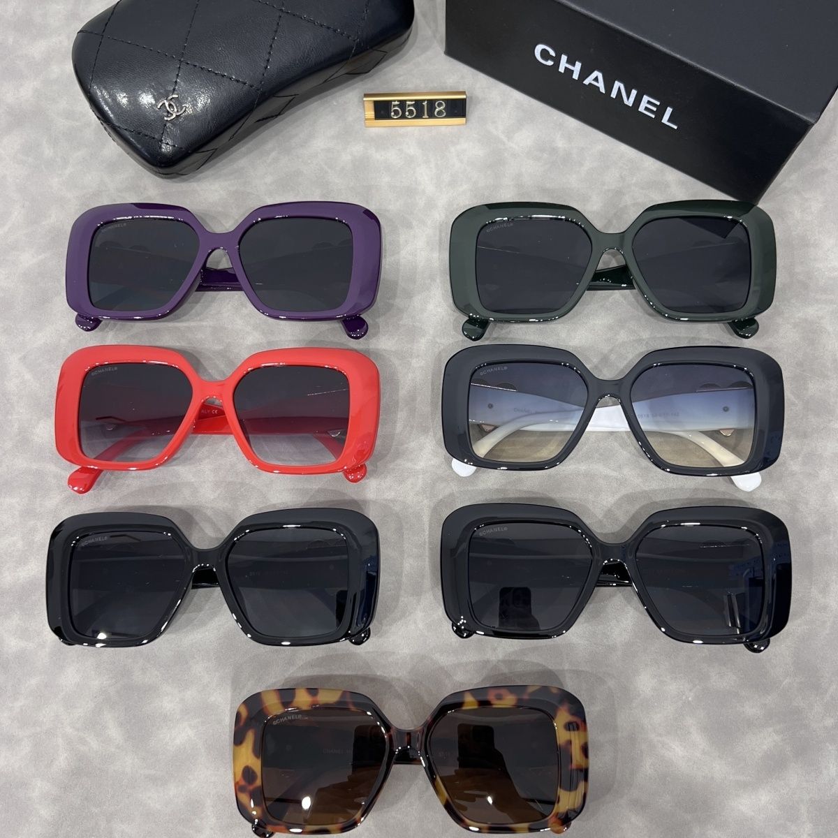 Sunglasses with the Box, SC25-5518 309 310 311 312 313 314 - qinlai888