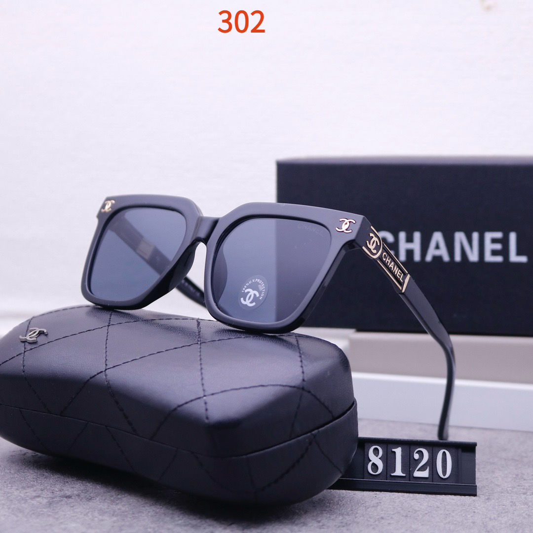Sunglasses with the Box, SC25-8120 302 303 304 305 306 307 308 - qinlai888