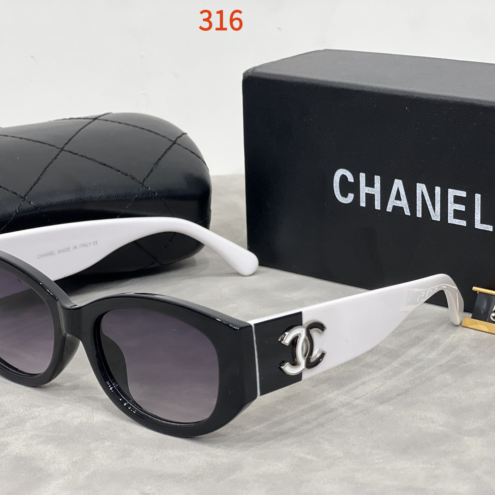 Sunglasses with the Box, SC25 315 316 317 318 319 320 - qinlai888