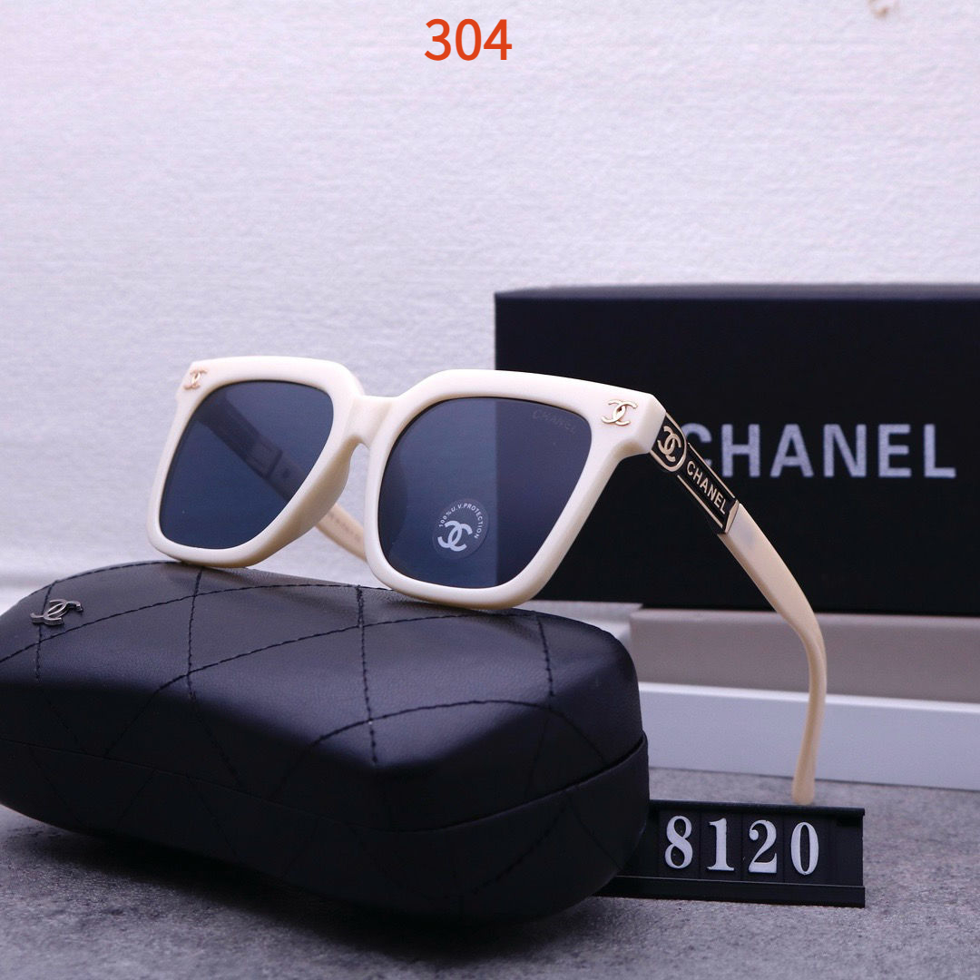 Sunglasses with the Box, SC25-8120 302 303 304 305 306 307 308 - qinlai888