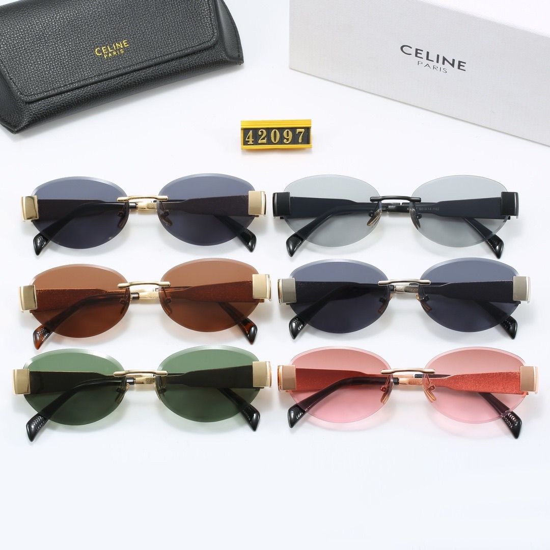 Sunglasses with the Box, S*C25-42097 530 531 532 533 534 535 - qinlai888
