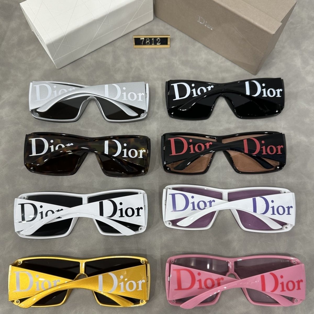 Sunglasses with the Box, SD25-7812 621 622 623 624 625 626 - qinlai888