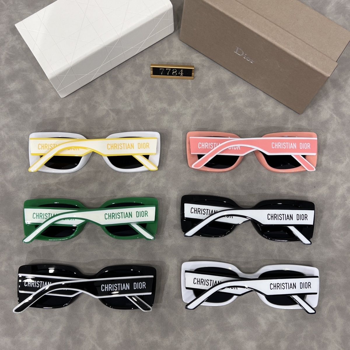 Sunglasses with the Box, SD25-7784 722 723 724 725 726 727 - qinlai888