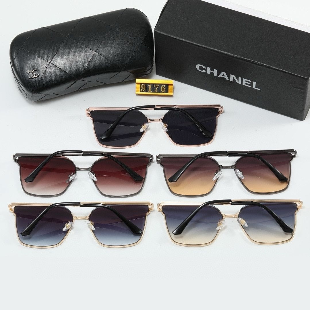 Sunglasses with the Box, SC38-9176 602 603 604 605 606 - qinlai888
