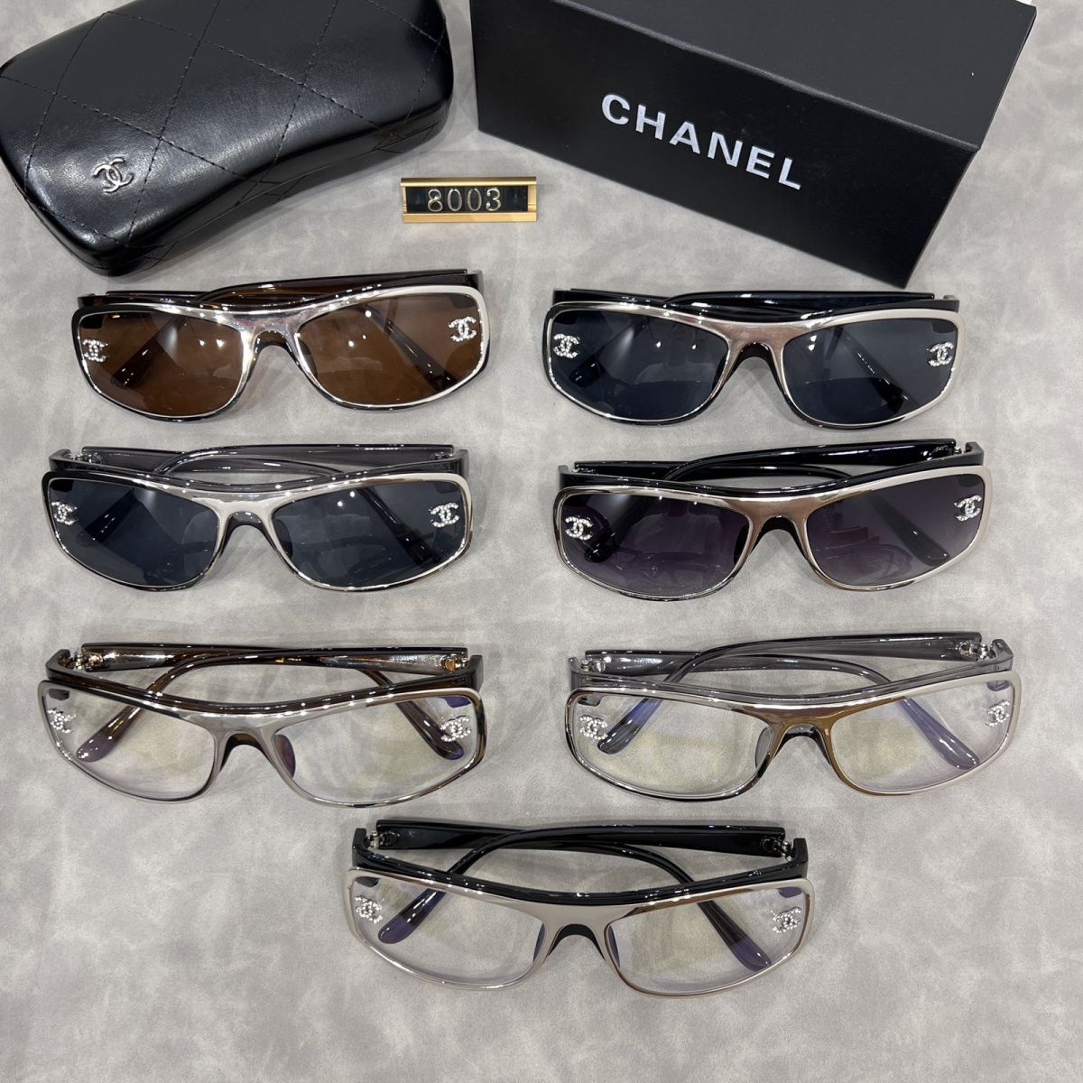 Sunglasses with the Box, SC36-8003 688 689 690 691 692 693 694 - qinlai888