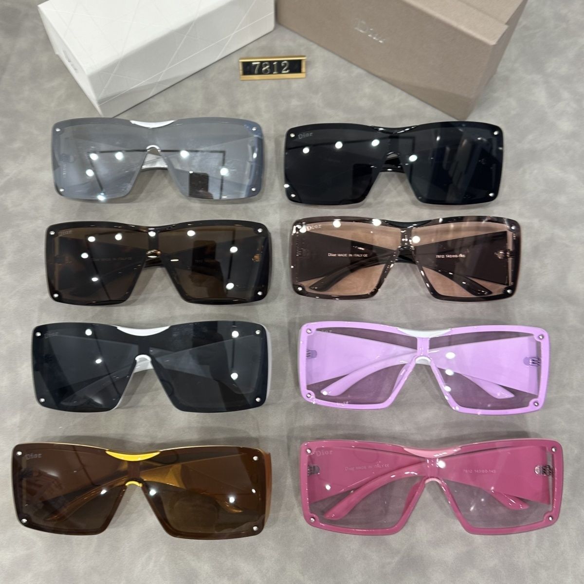 Sunglasses with the Box, SD25-7812 621 622 623 624 625 626 - qinlai888